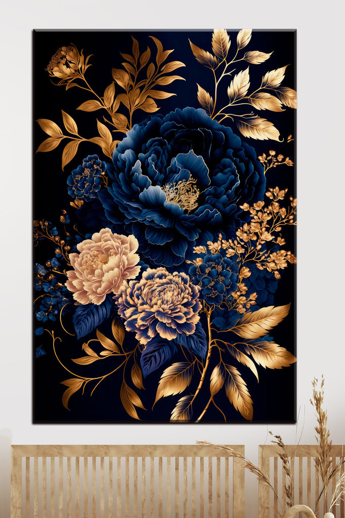 Vibrant floral arrangement on dark background Vibrant floral arrangement on dark background