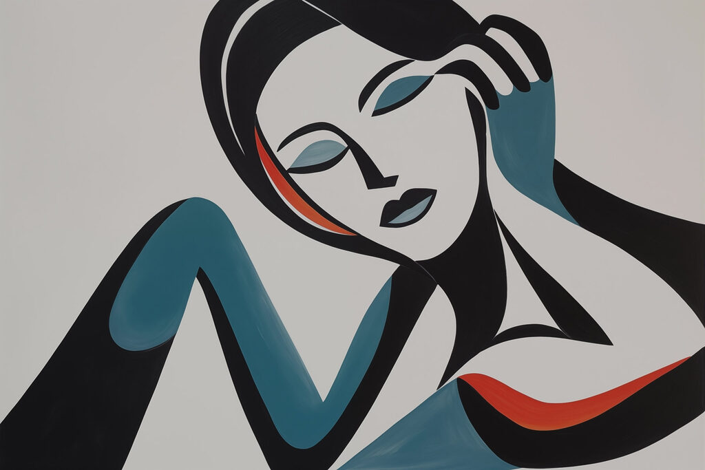 Painting of a woman