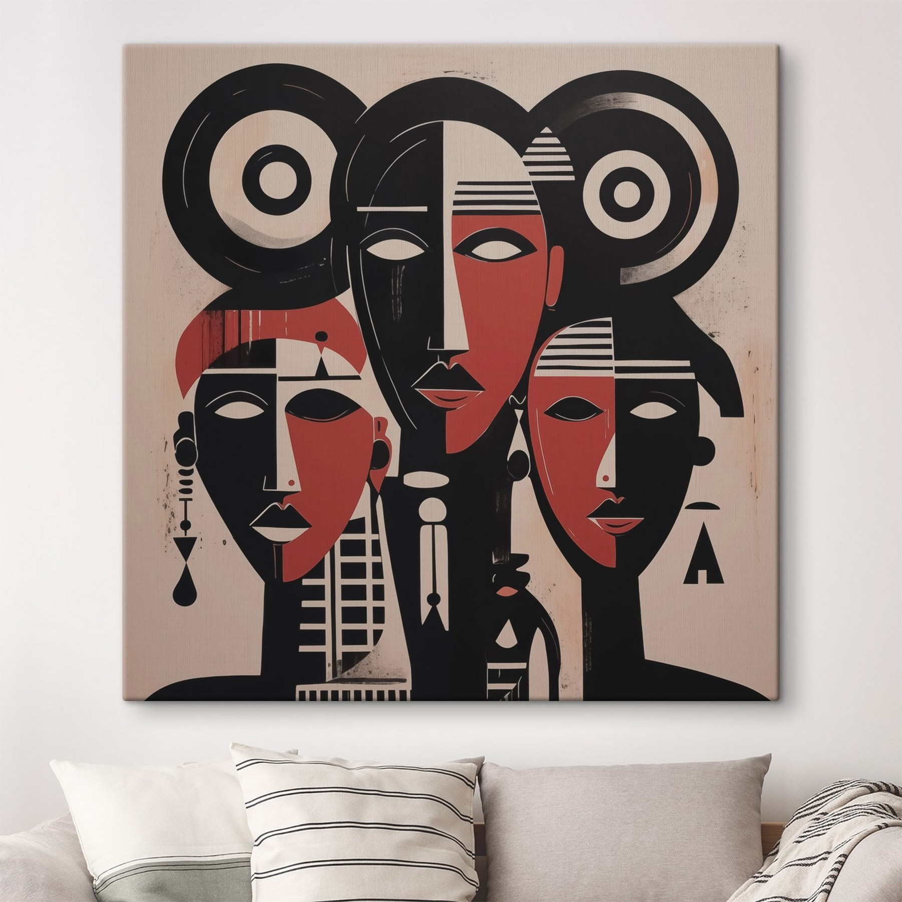Group of people with different shapes and colors
