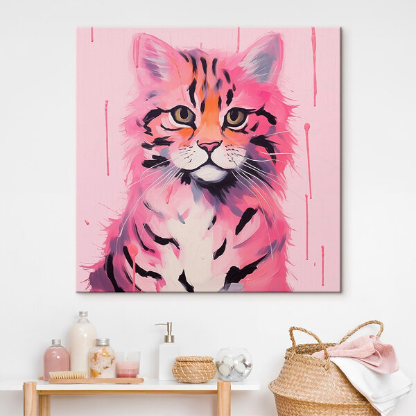 Cuadro de un gato Cuadros Cuadro de un gato