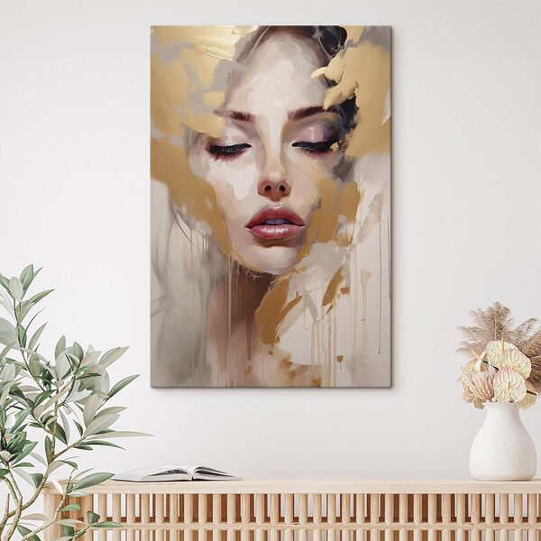 Ethereal beauty encased in art Ethereal beauty encased in art