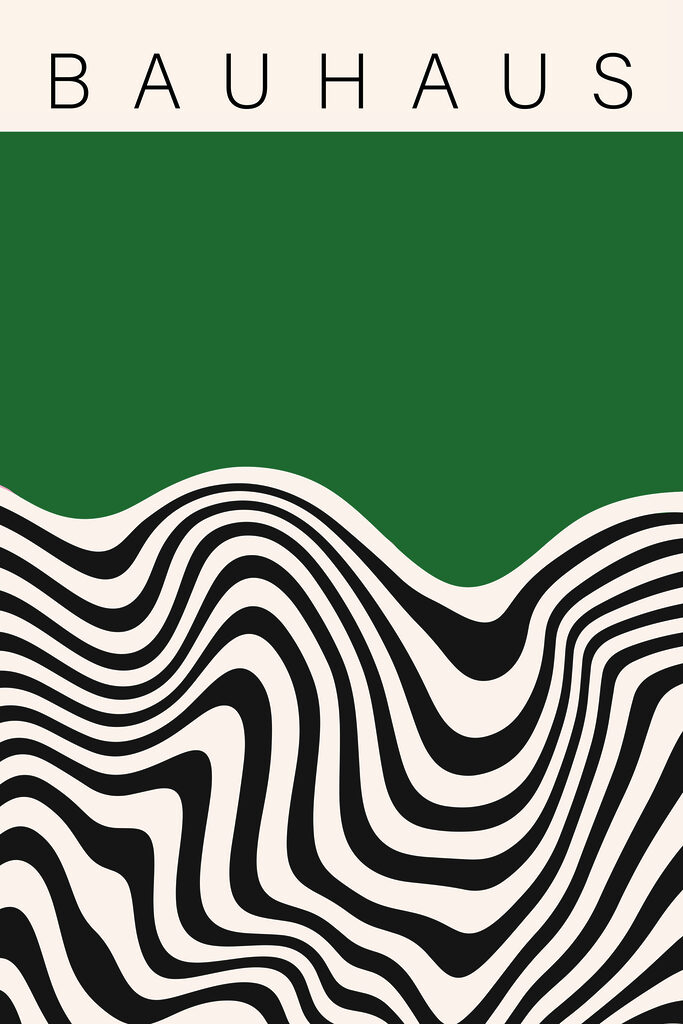 Black and white wavy lines Black and white wavy lines