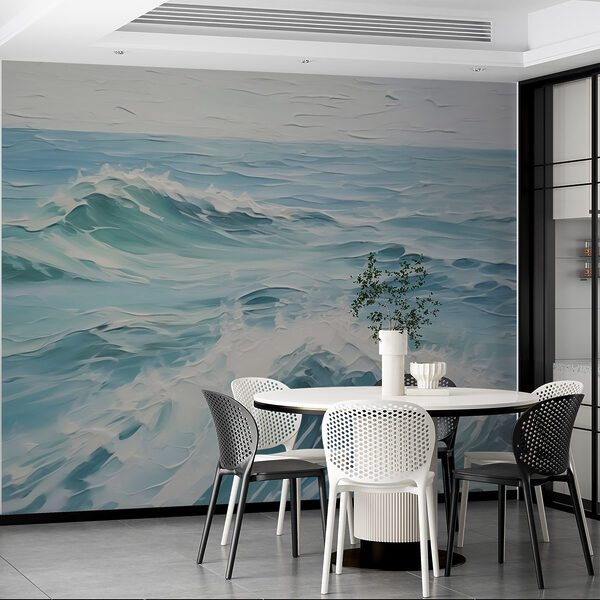 Pintura de una ola Pintura de una ola