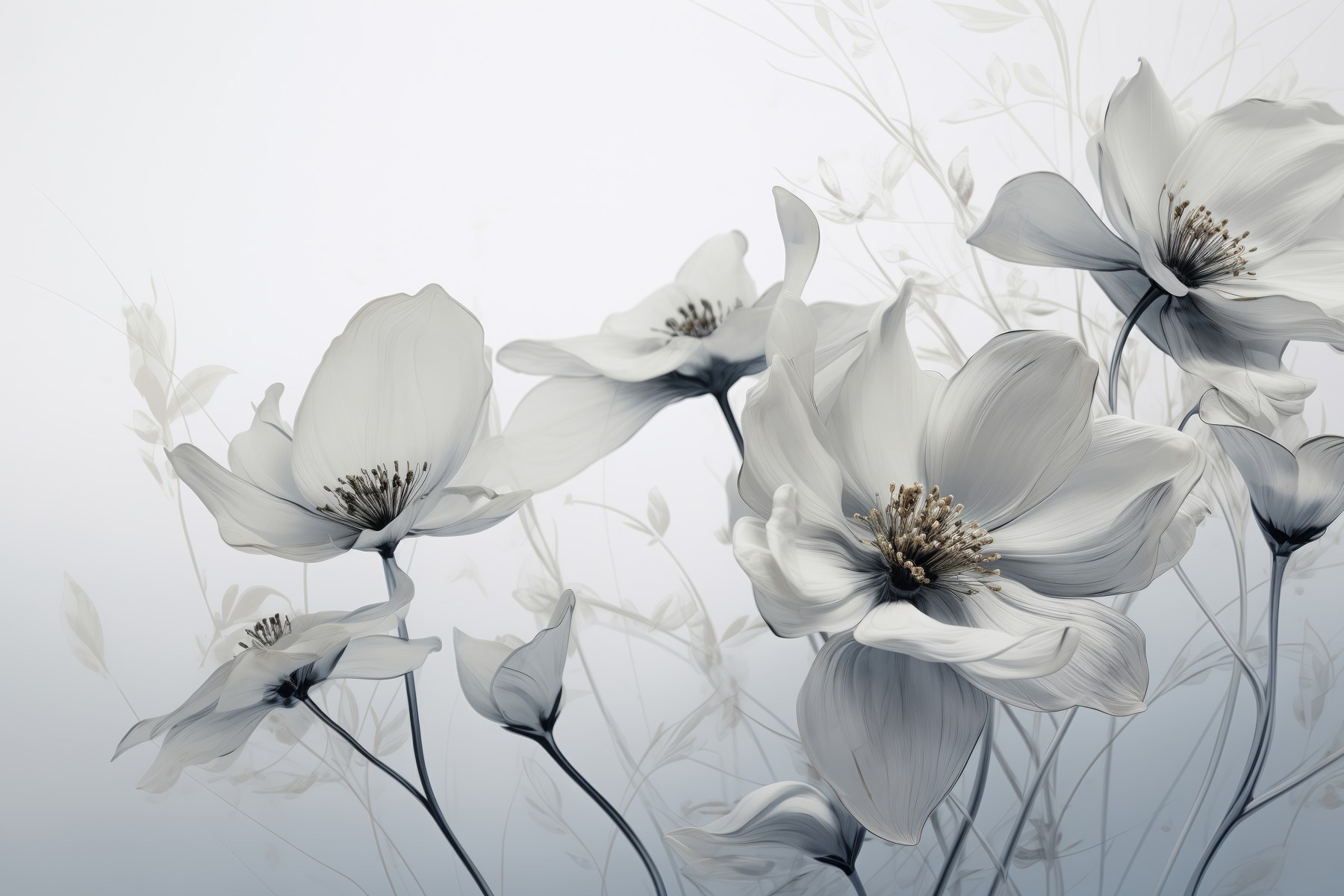Delicate petals in soft tones Delicate petals in soft tones