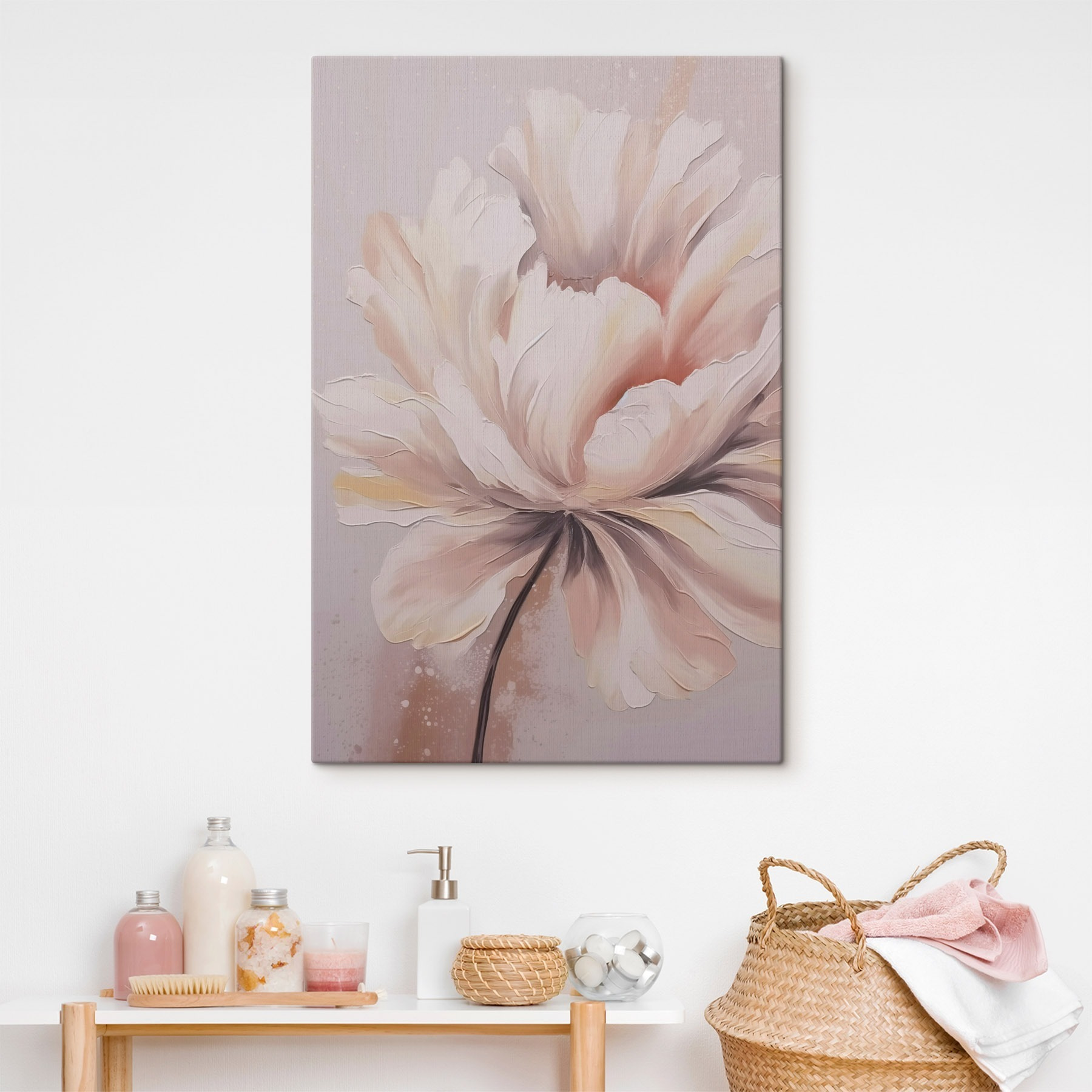 Painting of a flower Painting of a flower