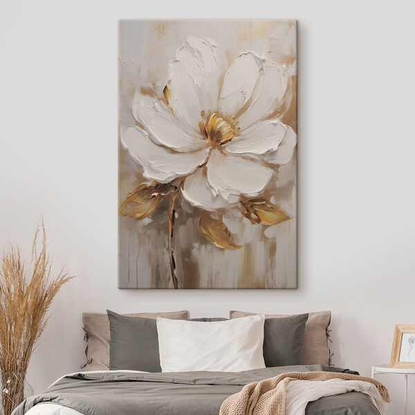 Cuadros Cuadro de una flor blanca (SKU: s41820) Cuadros Cuadros Cuadro de una flor blanca (SKU: s41820)