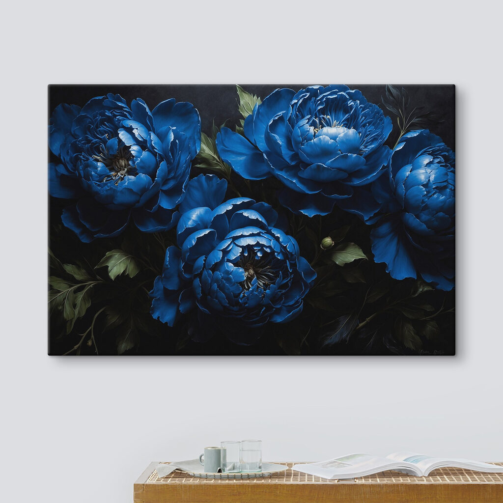 Group of blue flowers Group of blue flowers