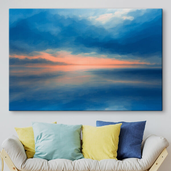 Cuadros Cielo azul y naranja con nubes (SKU: s41534) Cuadros Cuadros Cielo azul y naranja con nubes (SKU: s41534)