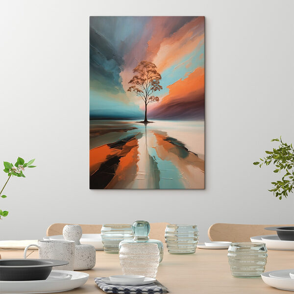 Cuadros Árbol en medio de un lago (SKU: s41581) Cuadros Cuadros Árbol en medio de un lago (SKU: s41581)