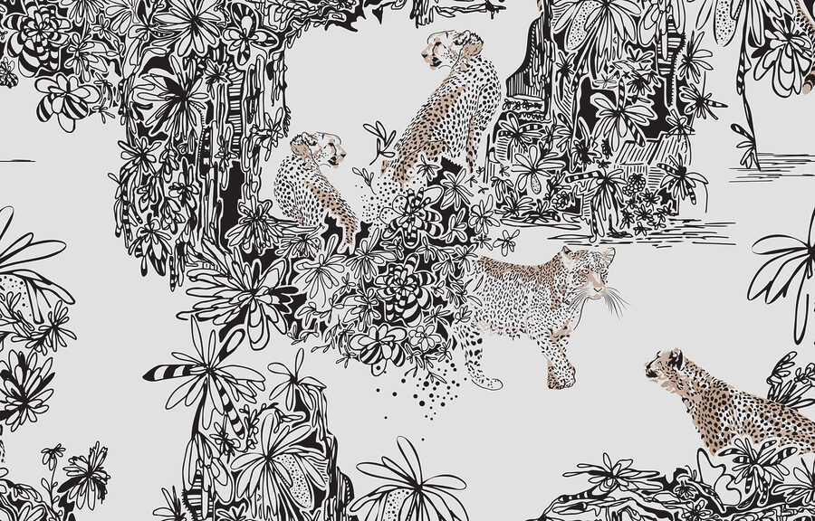 Patrón de guepardos y leopardos