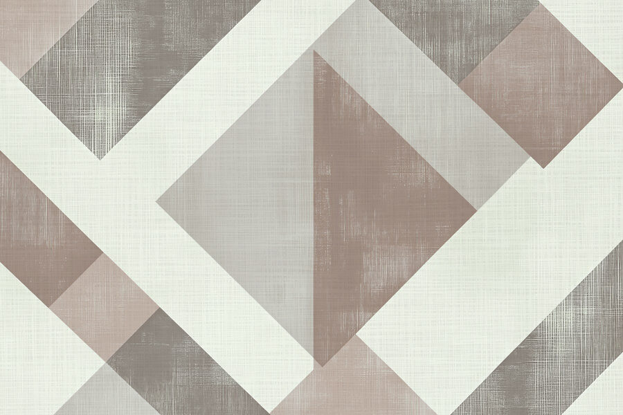 Diseño geométrico abstracto en tonos apagados