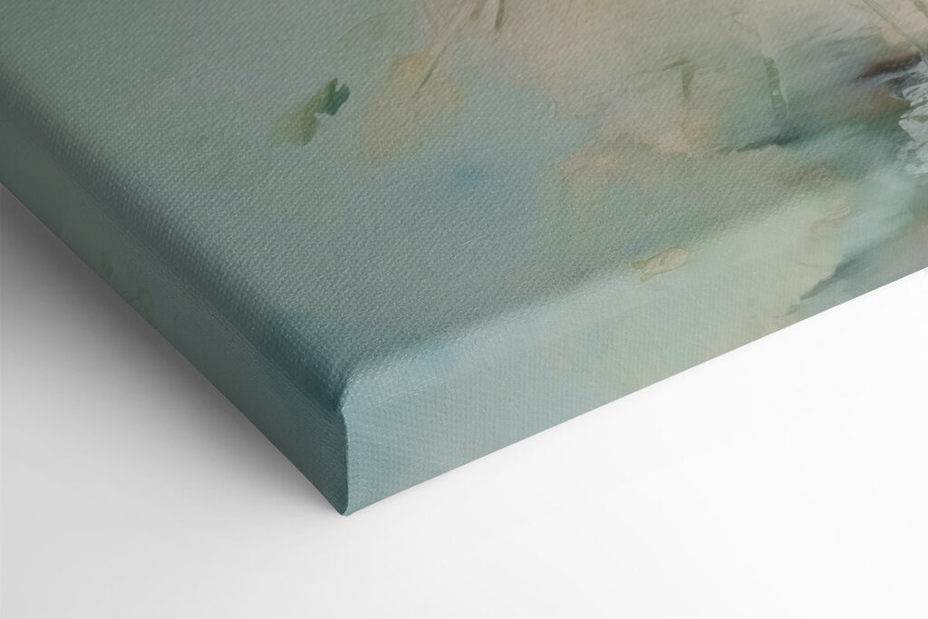 Painting of flowers on a canvas Painting of flowers on a canvas