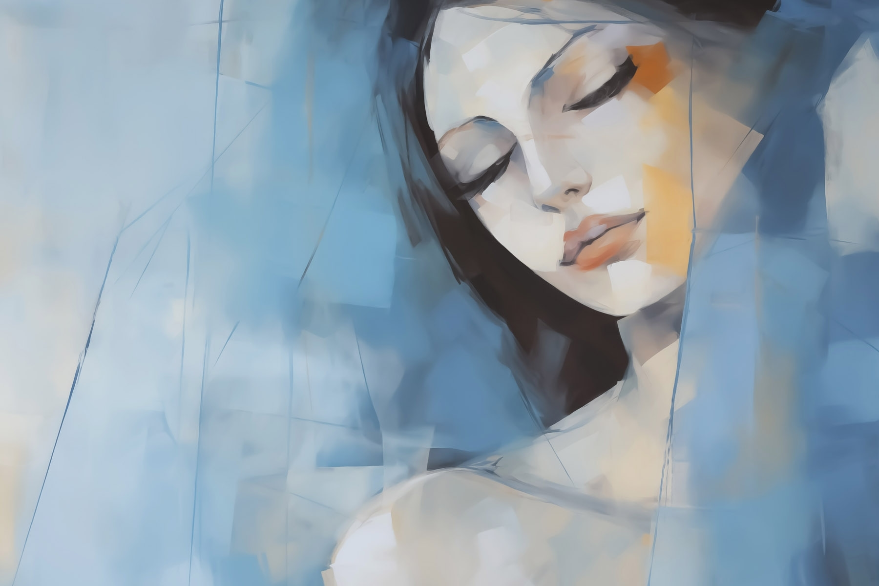 Soft serenity in cool hues Soft serenity in cool hues