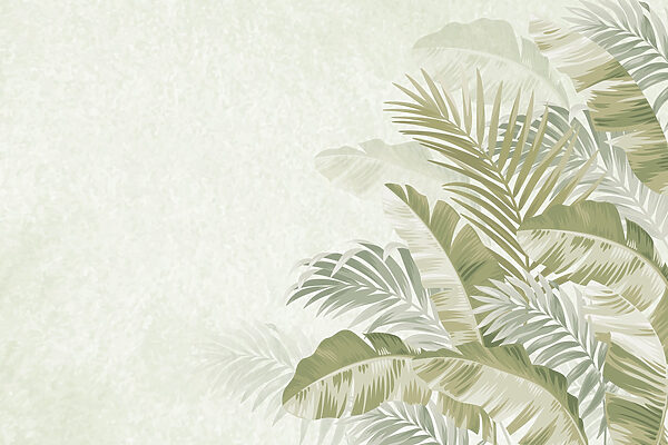 Diseño de fondo de follaje tropical tranquilo Diseño de fondo de follaje tropical tranquilo