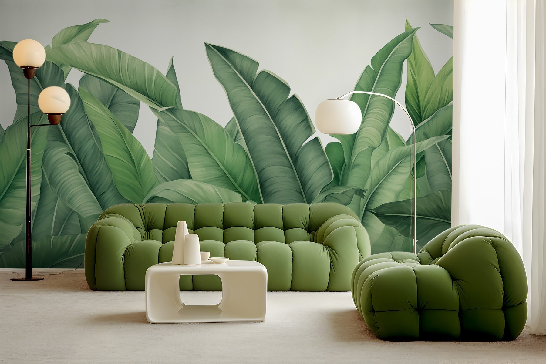 Group of green leaves Group of green leaves