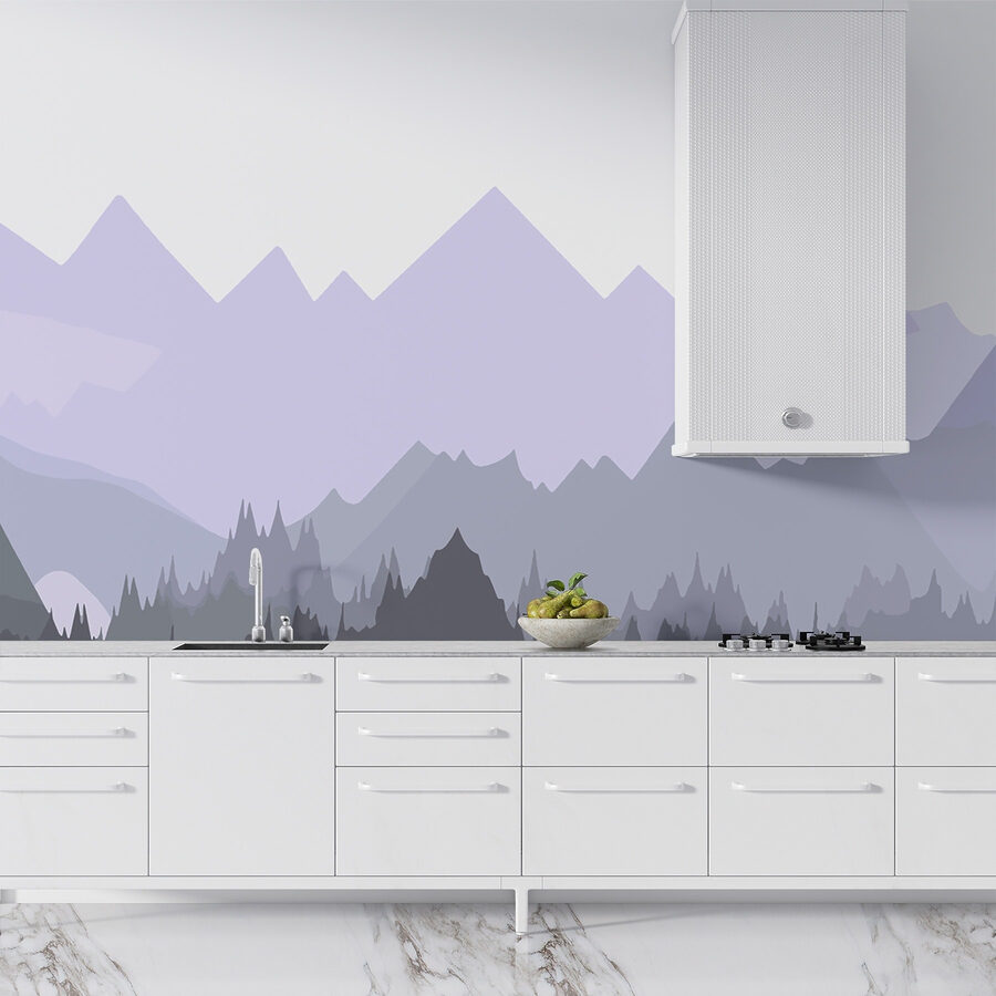 Cordillera con árboles