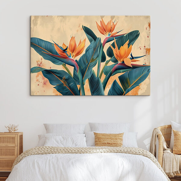 Cuadros Flores tropicales de vivos colores en armonía (SKU: s41863) Cuadros Cuadros Flores tropicales de vivos colores en armonía (SKU: s41863)