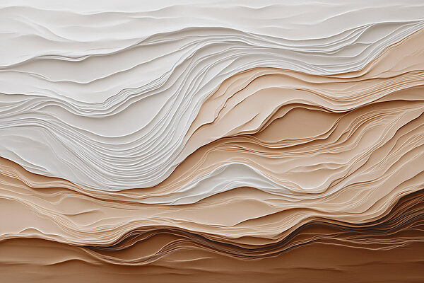 White and brown paper cut shapes White and brown paper cut shapes