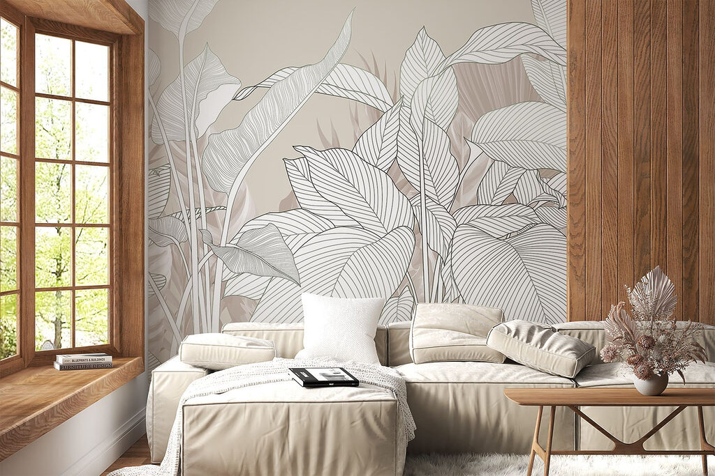 Delicate lines and soft textures