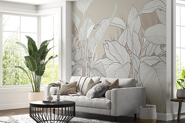 Delicate lines and soft textures