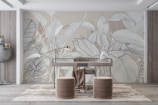 Delicate lines and soft textures