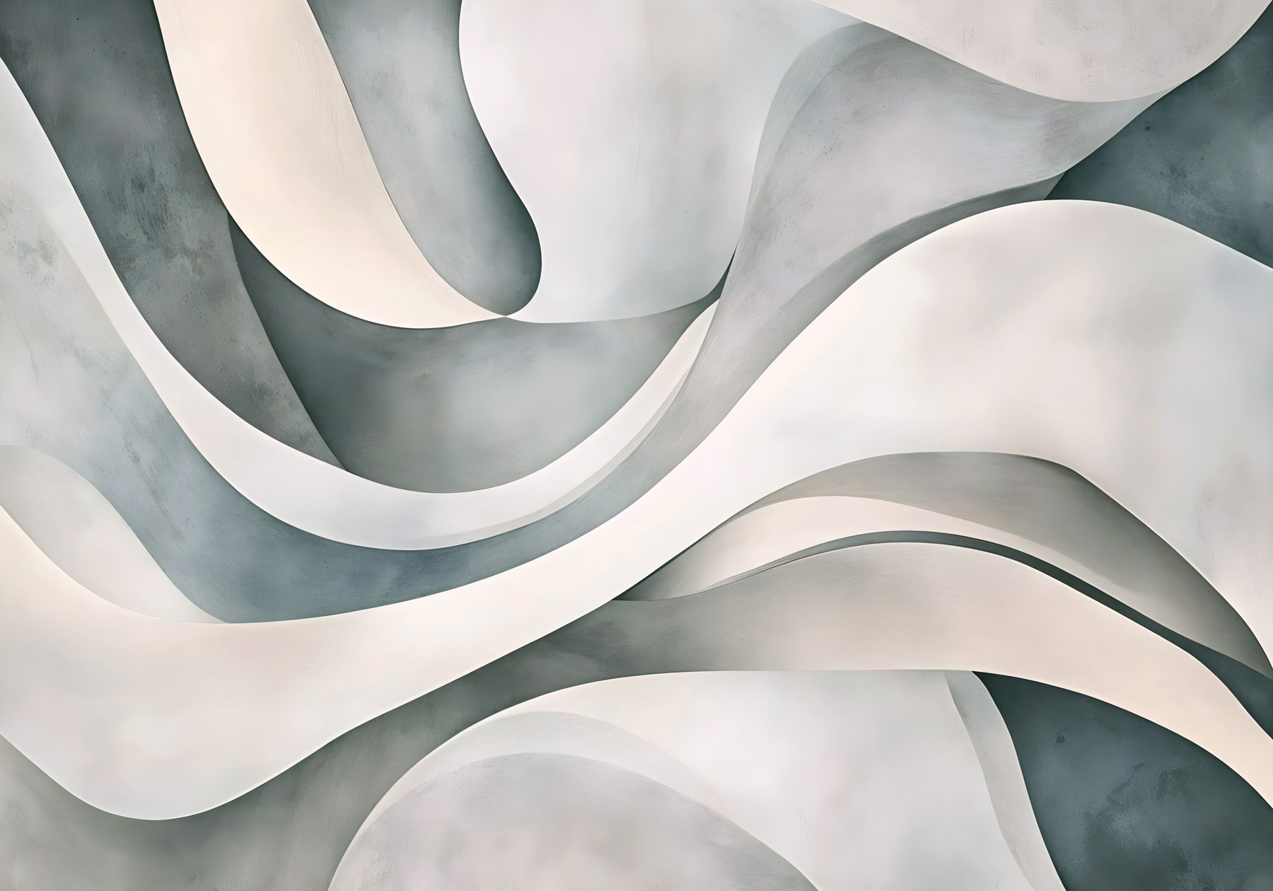 White and grey wavy lines