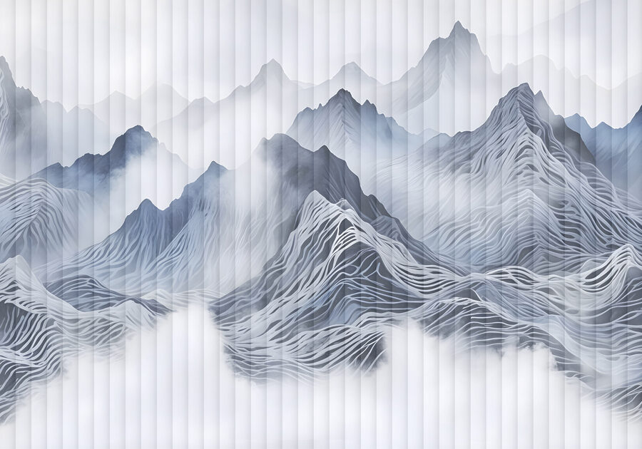 Cordillera con nubes