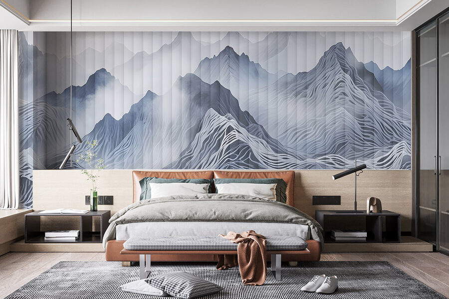 Cordillera con nubes