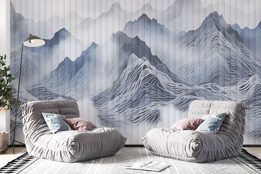 Cordillera con nubes