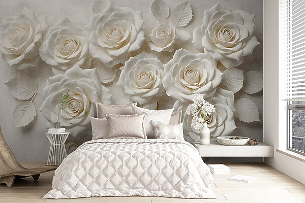 Group of white roses Group of white roses