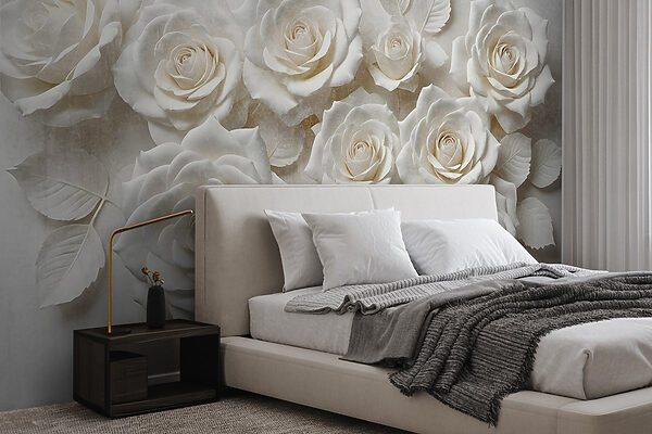 Group of white roses Group of white roses