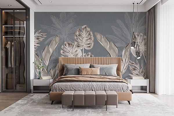 Elegante diseño botánico con tonos suaves Elegante diseño botánico con tonos suaves