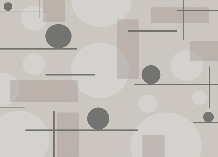Estampado gris y blanco