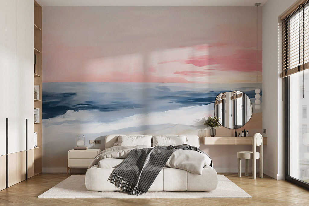 Painting of a beach