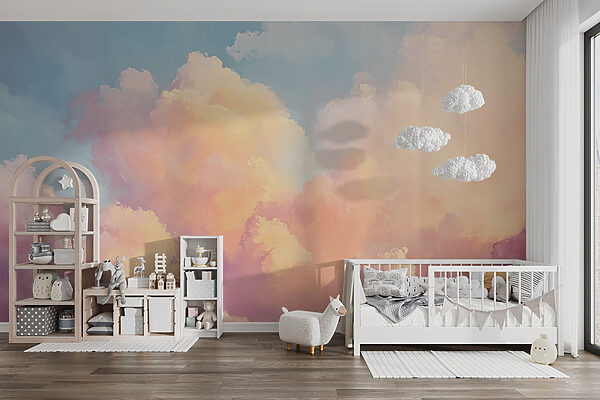 Colorful clouds in the sky Colorful clouds in the sky