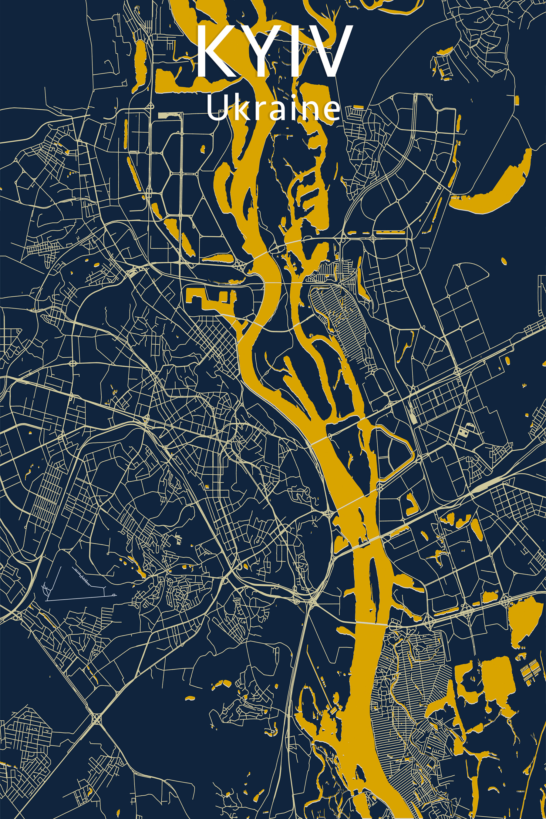 Map of a city Map of a city