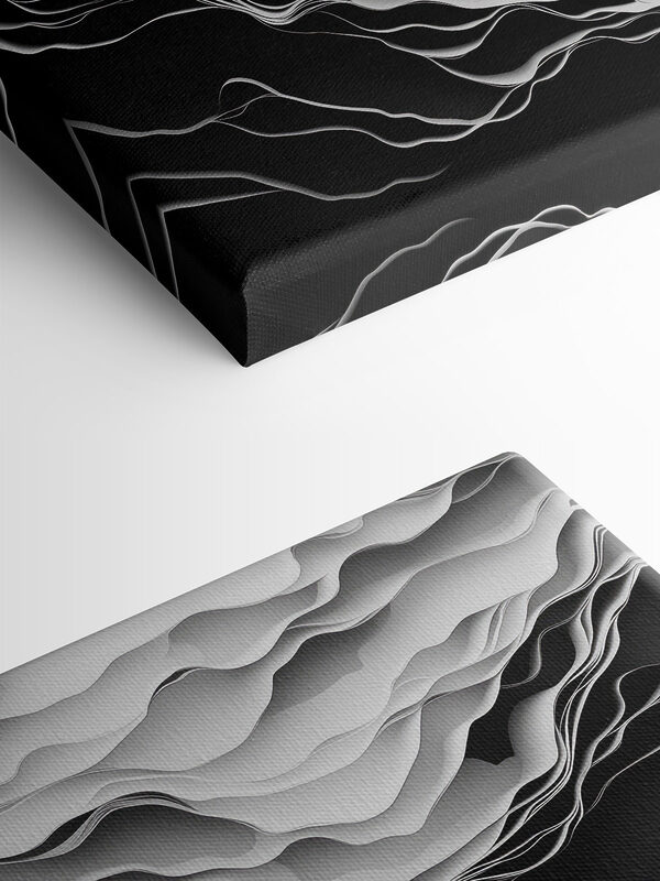 Black and white image of a white and black background