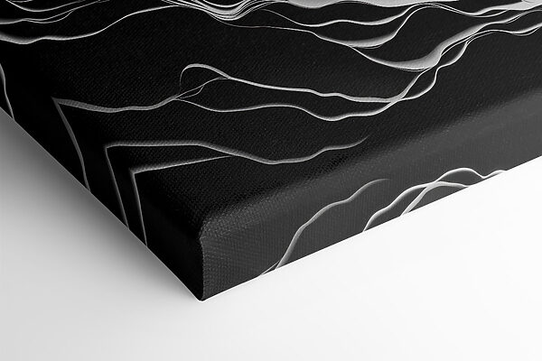 Black and white image of a white and black background