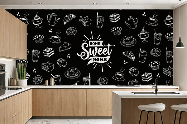 Imagen en blanco y negro de alimentos Imagen en blanco y negro de alimentos