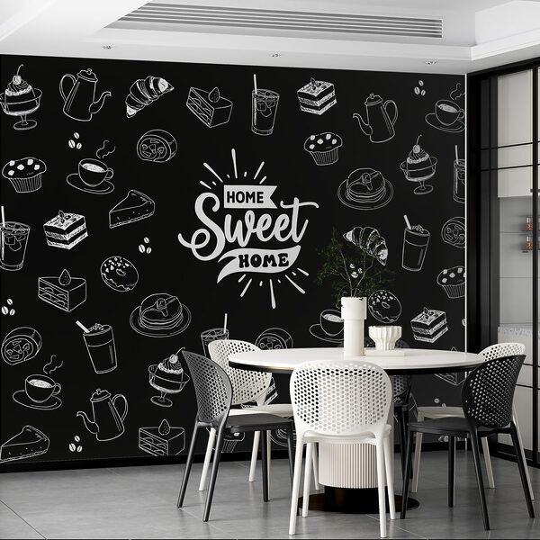 Imagen en blanco y negro de alimentos Imagen en blanco y negro de alimentos
