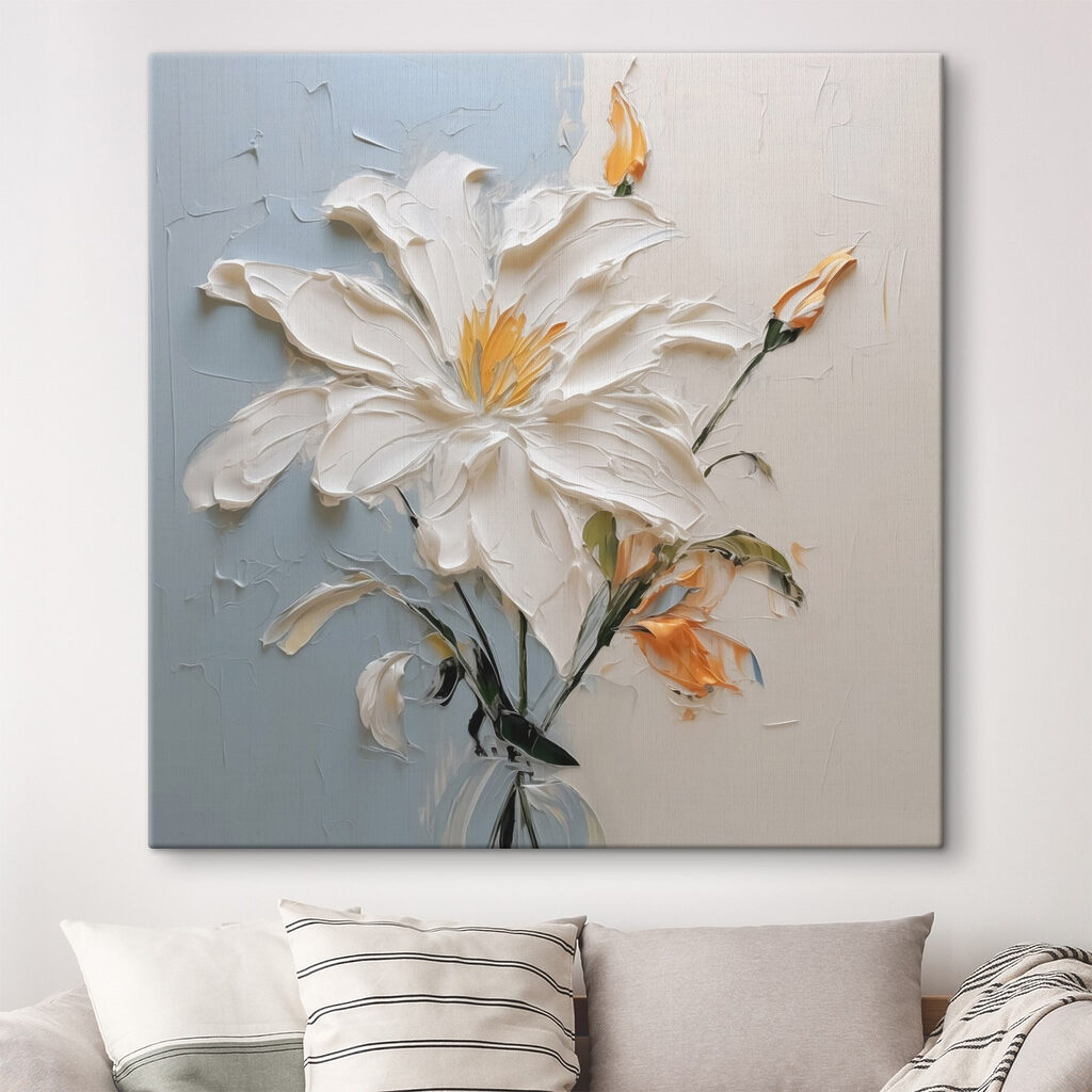 Painting of a flower Painting of a flower