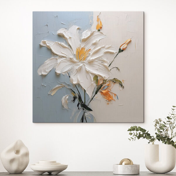 Painting of a flower Painting of a flower