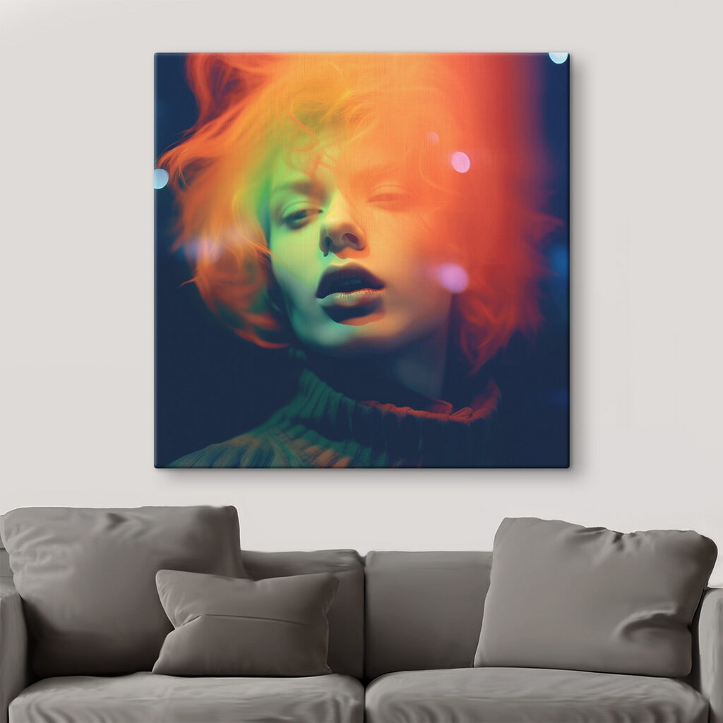 Woman with red hair