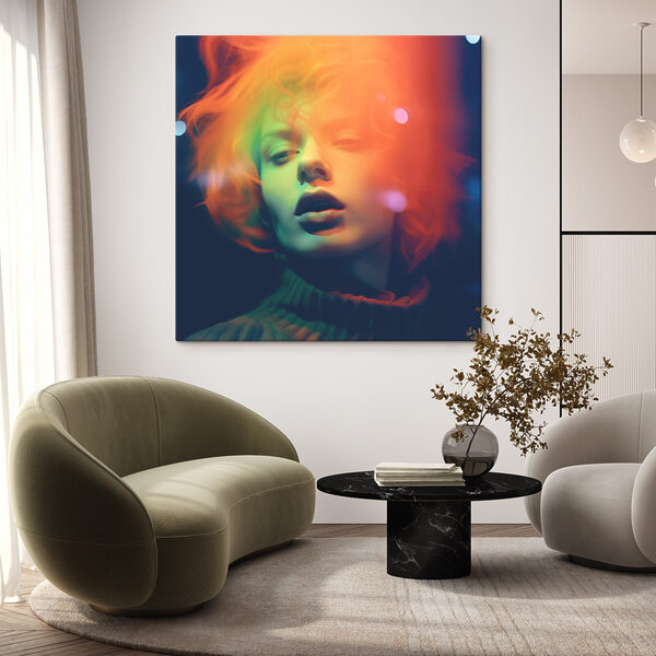 Woman with red hair