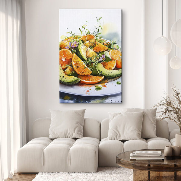 Plate of fruit and vegetables Plate of fruit and vegetables