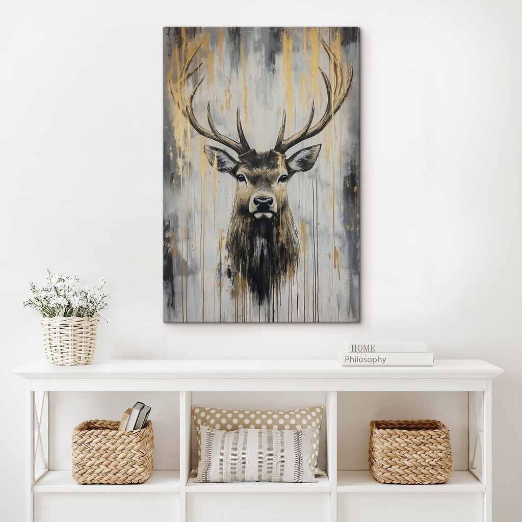 Painting of a deer Painting of a deer