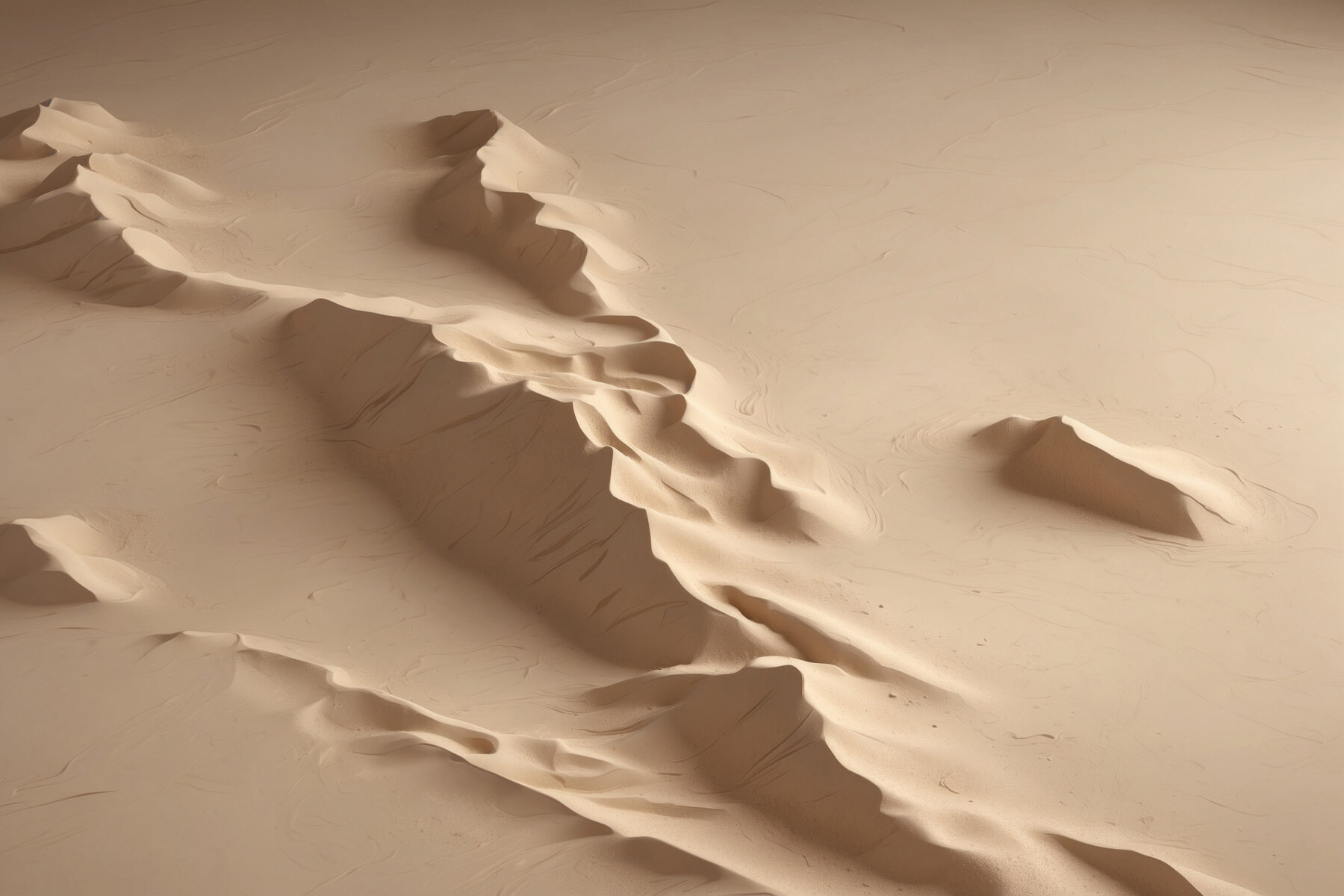 Sand dune with a few hills Sand dune with a few hills