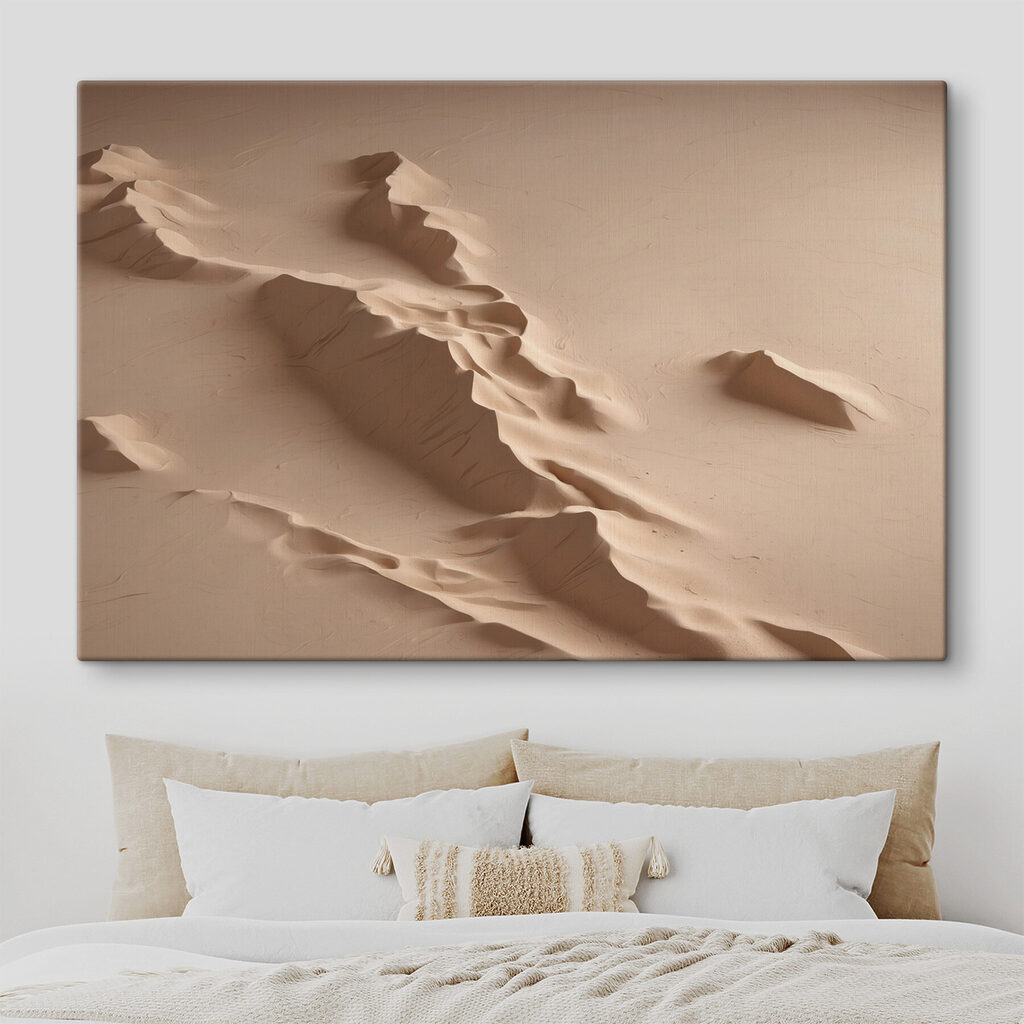 Sand dune with a few hills Sand dune with a few hills