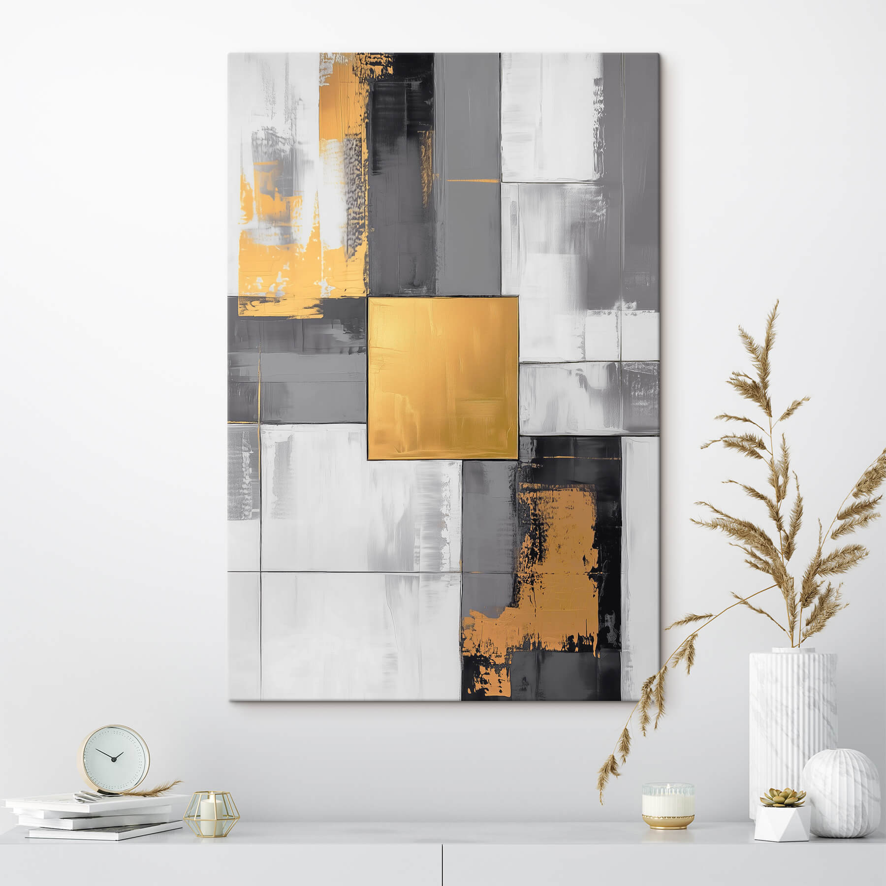 Abstract elegance in neutral tones Abstract elegance in neutral tones