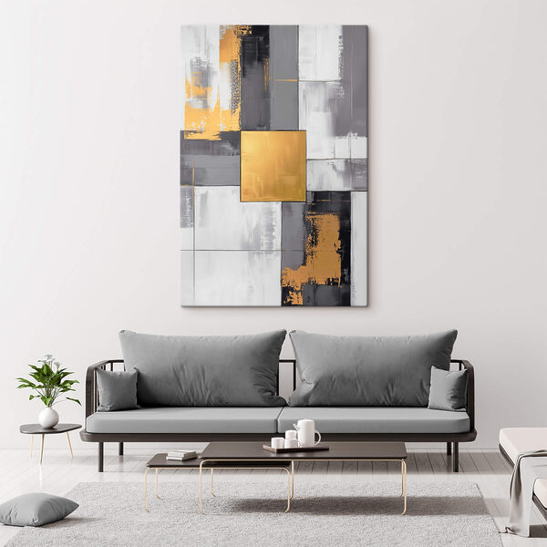 Abstract elegance in neutral tones Abstract elegance in neutral tones